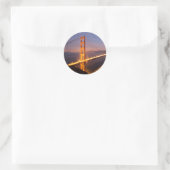 Aufkleber "Abend an der Golden Gate Bridge" (Tasche)