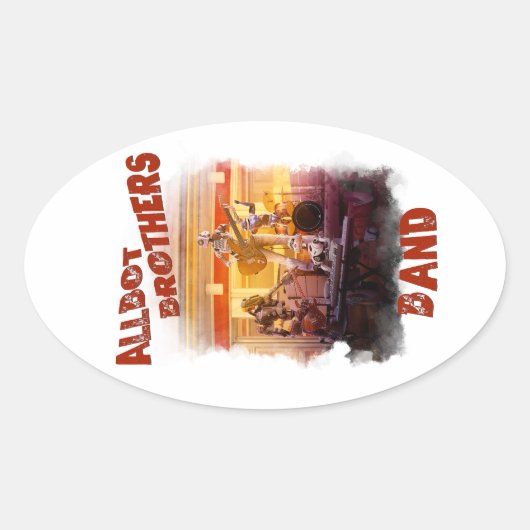 Aufkleber Allbot Brothers Band/Bobs Saucer Repair (Vorderseite)