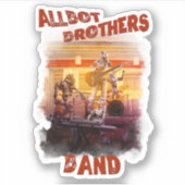 Aufkleber Allbot Brothers Band/Bobs Saucer Repair (Vorderseite)