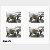 Aufkleber Alte Vintage Zugmaschine (Blatt)