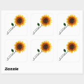 Aufkleber am Platz - Du bist mein Sonnenschein (Blatt)