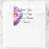 Aufkleber am rosa Brautparty (Tasche)