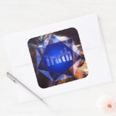 Aufkleber am Wahrheitsmarkt (Umschlag)