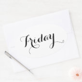 Aufkleber am Wochenende: Freitag (Umschlag)