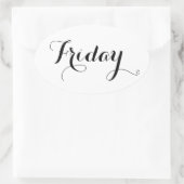 Aufkleber am Wochenende: Freitag (Tasche)