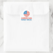 Aufkleber - American Wind Week (Tasche)