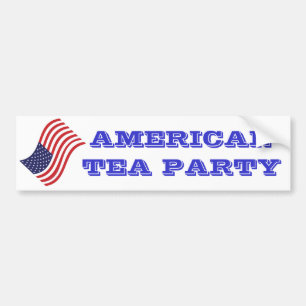 Aufkleber-AMERIKANISCHES TEE-STOSSPARTY Autoaufkleber