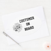 Aufkleber an Bord (Umschlag)