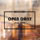 Aufkleber an der Fenstertür (Blatt 2)