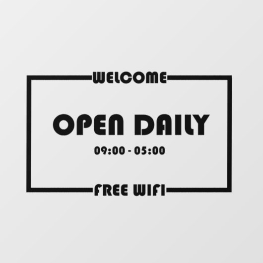 Aufkleber an der Fenstertür (Blatt)