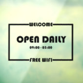 Aufkleber an der Fenstertür (Blatt 3)