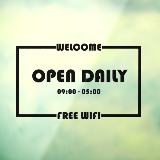 Aufkleber an der Fenstertür (Blatt 3)