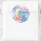 Aufkleber an der Wand (Tasche)