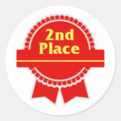 Aufkleber an zweiter Stelle (Vorderseite)