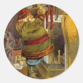 Aufkleber Antik Pine Green Anzug Weihnachten