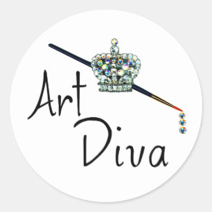 Aufkleber "Art Diva"