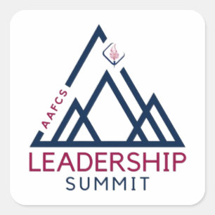 Aufkleber auf dem Platz des Leadership Summit