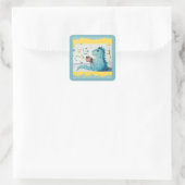 Aufkleber auf dem Platz eines Dinosauriers, der Ka (Tasche)