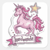 Aufkleber auf dem Platz und die Aufschrift,Hand (Vorderseite)