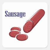Aufkleber auf dem Wurstplatz (Vorderseite)