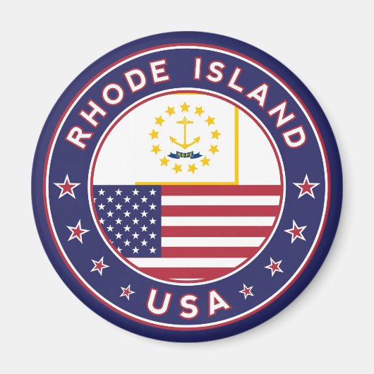 Aufkleber auf der Insel Rhode, Handy-Gehäuse, Totb Magnet (Vorne)