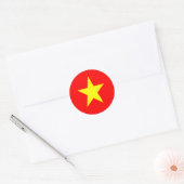 Aufkleber auf der vietnamesischen Flagge (Umschlag)