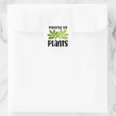 Aufkleber auf veganer Pflanze (Tasche)