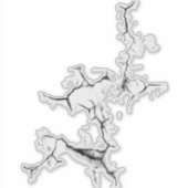 Aufkleber aus Beton (Vorderseite)