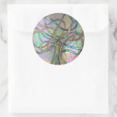 Aufkleber aus festgeklemmtem Glas (Lebenshaltungsl (Tasche)