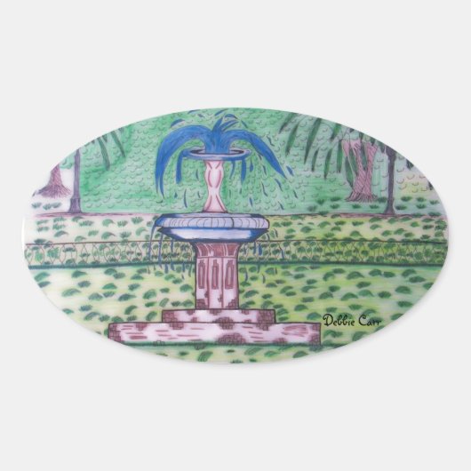 Aufkleber aus Forsyth Park (Vorderseite)