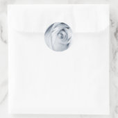 Aufkleber aus gedämpfter blauer Rose (Tasche)