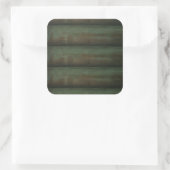 Aufkleber aus grünem Holz (Tasche)