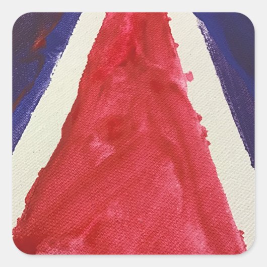 Aufkleber aus Rotdreieck (Vorderseite)