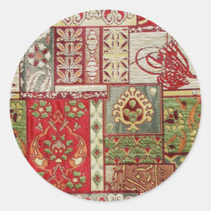 Aufkleber aus türkischem Gewebe