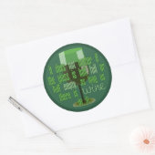 Aufkleber aus Weinglas (Umschlag)