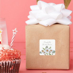 Aufkleber aus weißem Brautparty