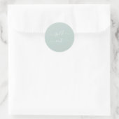 Aufkleber ausverkaufen (Tasche)