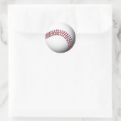 Aufkleber/Baseball Runder Aufkleber (Tasche)