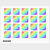 Aufkleber "Behalten Suche nach den Regenbogen" (Blatt)