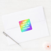 Aufkleber "Behalten Suche nach den Regenbogen" (Umschlag)
