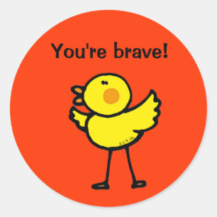 Aufkleber belohnen (Sie sind tapfer!)