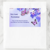 Aufkleber: Beltane Segnungen Rechteckiger Aufkleber (Tasche)