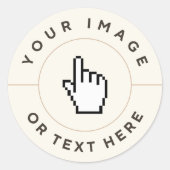 Aufkleber - Benutzerdefiniert (Bild/Text hinzufüge (Vorderseite)