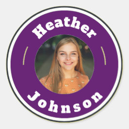 Aufkleber - Benutzerdefiniert (Name und Foto hinzu