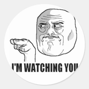 Aufkleber beobachten