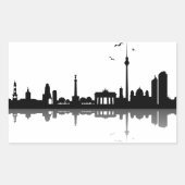 Aufkleber Berlin Skyline (Vorderseite)