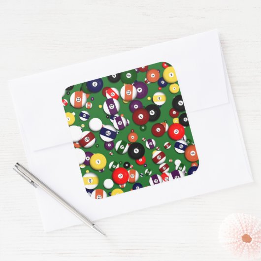 Aufkleber - Billard (Umschlag)