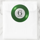 Aufkleber - Billard - 6 Ball (Tasche)