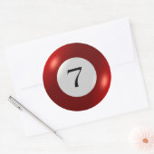 Aufkleber - Billard - 7 Ball (Umschlag)