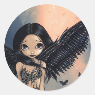Aufkleber "Black Winged Angel"